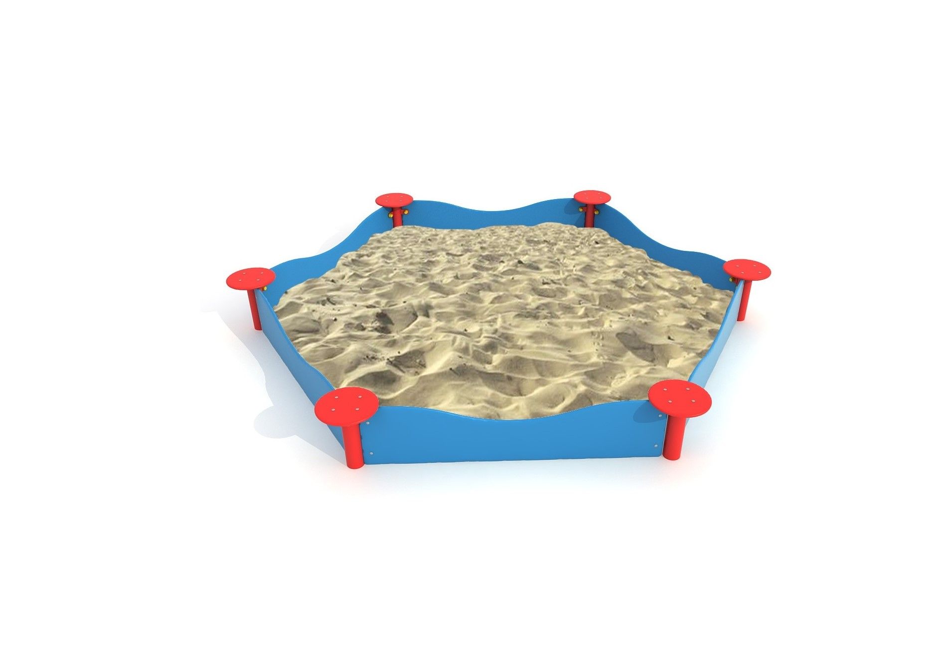 FS-SAND 03 piaskownica sześciokątna Piaskownica sześciokątna