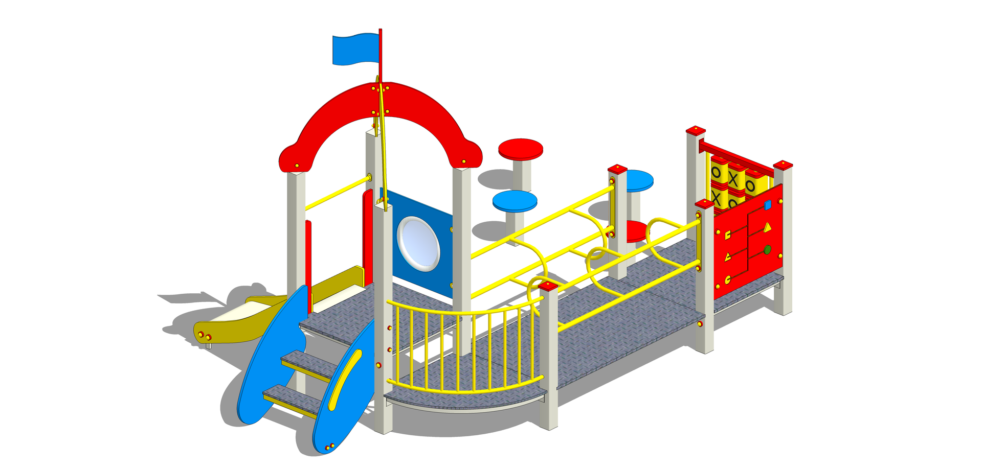 zestaw zabawowy dla małych dzieci plac zabaw active line