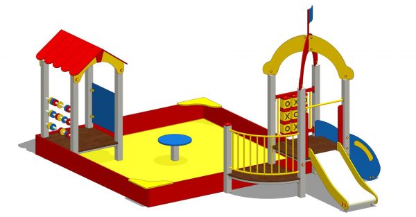 zestaw zabawowy z balkonem