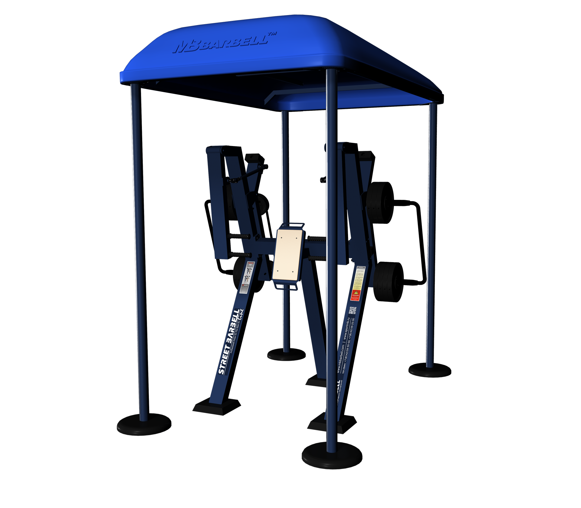 trening na stojąco activeline trenażer pod dachem